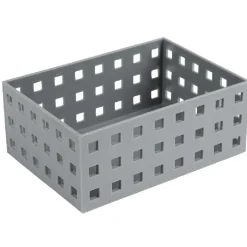 Rangement|Gifi Lot de 3 panières de rangement grise