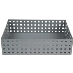 Rangement|Gifi Lot de 3 panières de rangement grise