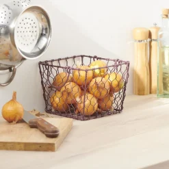 Rangement|Gifi Lot de 3 panières métal