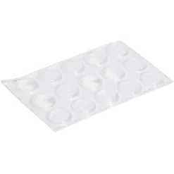 Gifi Lot de 12 pastilles antibruit adhésive transparente