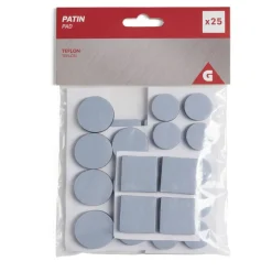 Hot Gifi Lot de 25 patins adhésifs téflon