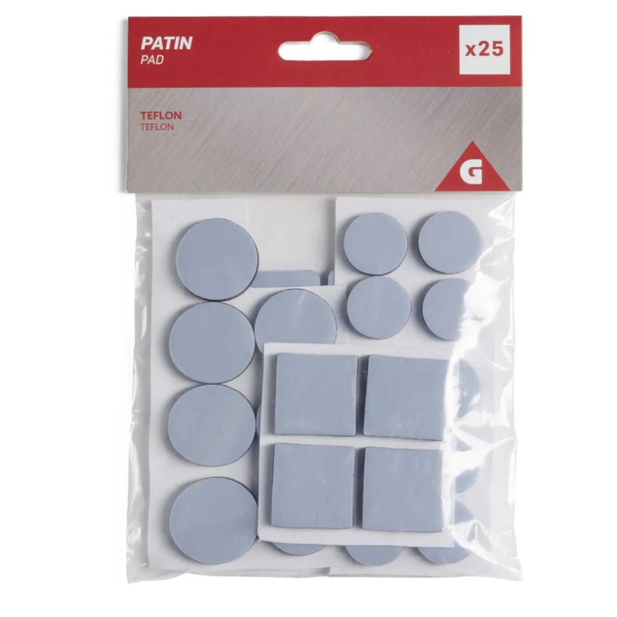 Hot Gifi Lot de 25 patins adhésifs téflon