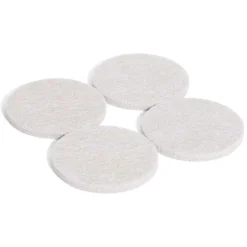 Discount Gifi Lot de 4 patins en feutre adhésif ultra puissant beige - Ø50 mm