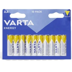 Outlet Gifi Lot de 10 piles LR06 AA Varta Energy