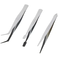 Outlet Gifi Lot de 3 pinces de précision en fer