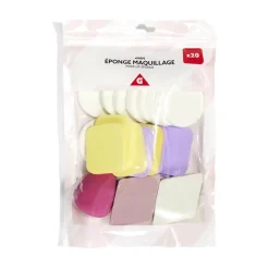 Discount Gifi Lot de 20 éponges à maquillage