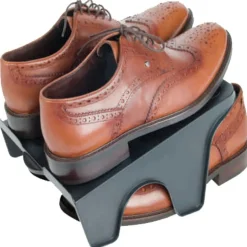 Entretien Du Linge|Gifi Lot de 2 rampes rangement pour chaussures Sun Day polypropylène noir