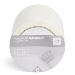 Clearance Gifi Lot de 3 rubans de masquage 25/36/50mm 30m