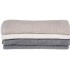 Gifi Lot de 4 serviettes de toilettes