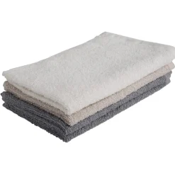 Gifi Lot de 4 serviettes de toilettes
