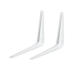 New Gifi Lot de 2 supports d'étagères en équerre 15x20cm fer