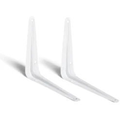 New Gifi Lot de 2 supports d'étagères en équerre 15x20cm fer