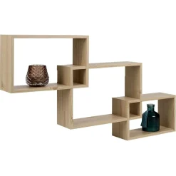 Rangement|Gifi Lot de 3 étagères rectangulaires en bois