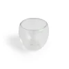 Lot de 2 tasses double paroi verre transparent 80ml^Gifi Hot