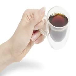 Lot de 2 tasses double paroi 80ml^Gifi Outlet