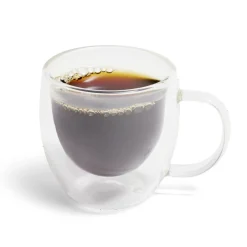 Lot de 2 tasses double paroi 80ml^Gifi Outlet