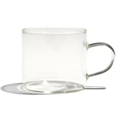 Lot de 4 tasses en verre transparent 10cl^Gifi Hot