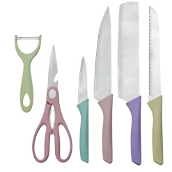 Lot de 6 ustensiles de découpe inox^Gifi Clearance