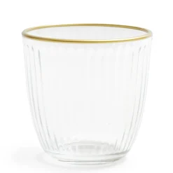 Lot de 3 verres bas 29,5cl avec bord doré^Gifi Hot
