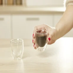 Lot de 2 verres double paroi 80ml^Gifi Clearance