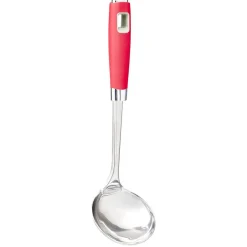 Louche inox manche en polypropylène rouge^Gifi Hot