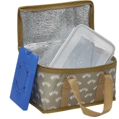 Lunch bag avec pain de glace et boîte alimentaire 25x14xH12cm^Gifi Clearance