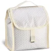 Lunch bag réfrigérant beige et gris motif macramé^Gifi Outlet