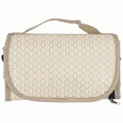 Lunch bag réfrigérant blanc écru motif macramé 2,3 L^Gifi Discount
