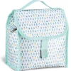 Lunch bag réfrigérant blanc et bleu motif ananas multicolores^Gifi