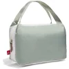 Lunch bag sac à repas vert pistache et beige - 25x14xH.16cm^Gifi Hot
