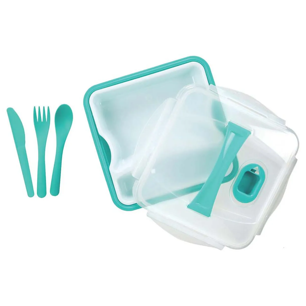 Lunch box compartimentée avec couverts^Gifi Hot