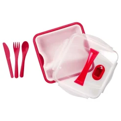 Lunch box compartimentée avec couverts^Gifi Hot