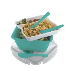 Lunch box compartimentée avec couverts^Gifi Hot