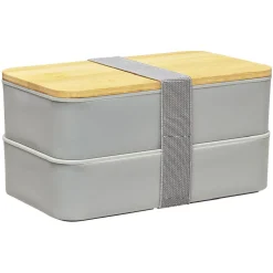 Lunch box couvercle bambou x2^Gifi Outlet