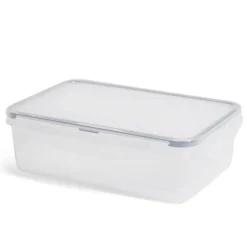 Lunch box 1,7L boîte alimentaire en plastique avec couvercle à clips^Gifi Outlet