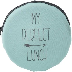 Lunch box ronde "My perfect lunch" bleu^Gifi Best