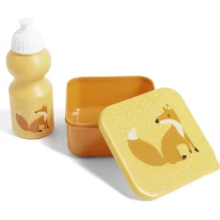 Lunchbox enfant 720ml avec gourde 350ml et sac de transport renard orange^Gifi Online