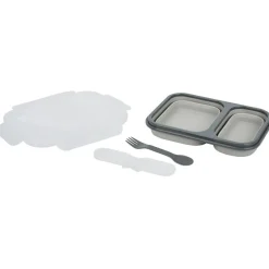 Lunchbox rétractable 2 compartiments avec couvercle 3 coloris^Gifi Clearance