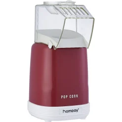 Machine à pop corn Homday 1100W - rouge ou beige^Gifi Discount