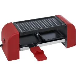 Machine à raclette Duo connectable verte 2 poêlons 450W^Gifi Hot