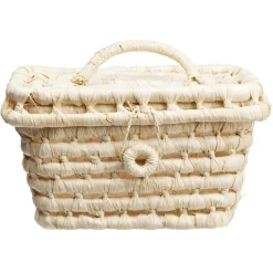 Rangement|Gifi Malle décorative en fibre naturelle