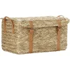 Rangement|Gifi Malle en jute naturelle avec sangles 43x24xH22 cm - TISSIA
