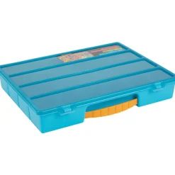 Rangement|Gifi Mallette de rangement 17 compartiments bleu