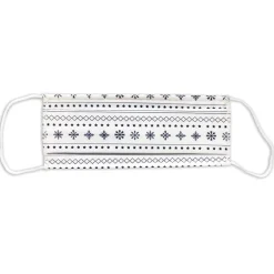 Clearance Gifi Masque adulte catégorie 1 tissu motif étoile thème Noël bleu et blanc