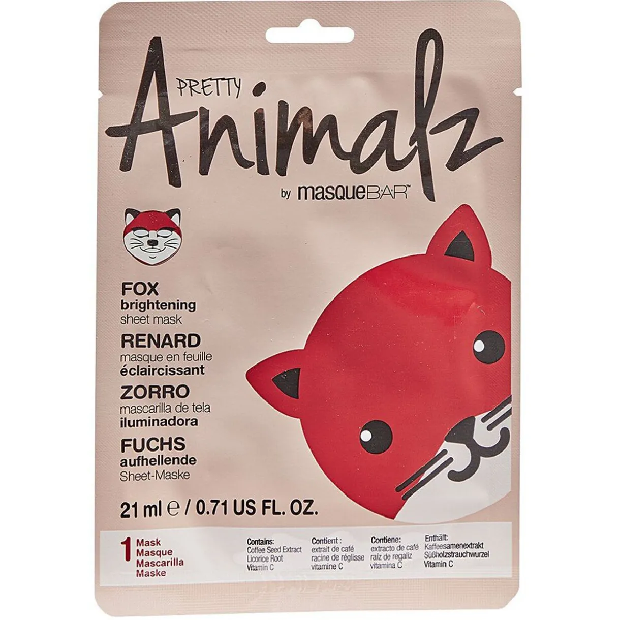 Gifi Masque soin visage décor Renard 21ml