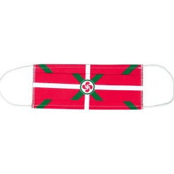 Gifi Masque tissu imprimé drapeau Pays Basque Lavable Catégorie 1