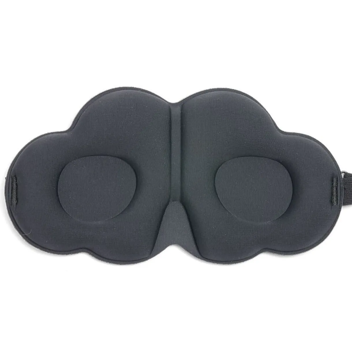 New Gifi Masque yeux forme nuage polyester noir