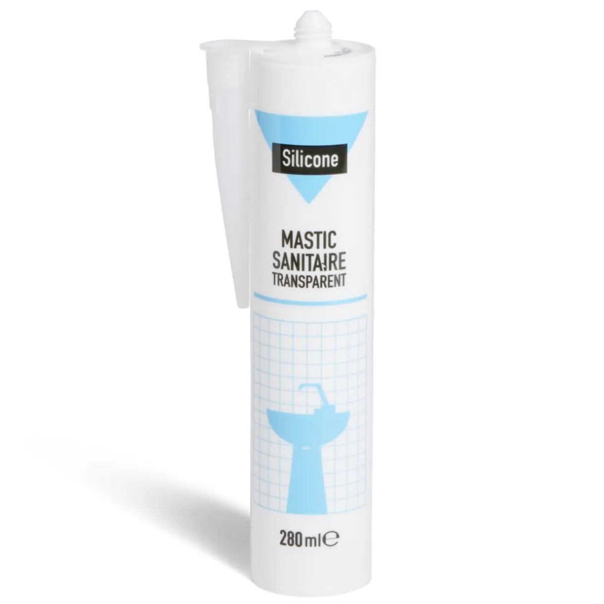 Clearance Gifi Mastic pour sanitaire silicone transparent 280ml