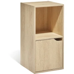 Rangement|Gifi Meuble 2 casiers contreplaqué 1 niche 1 porte