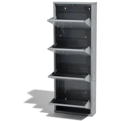 Rangement|Gifi Meuble à chaussures Pittsburgh gris anthracite